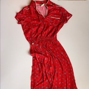 Red vintage 70’s dress size M (runs small)